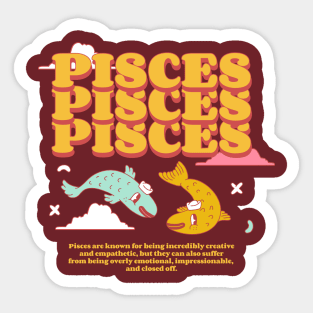 Pisces Zodiac Sticker